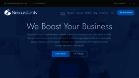 What Nexuslinkservices.com website looked like in 2021 (3 years ago)