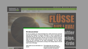 What News.de website looked like in 2021 (4 years ago)