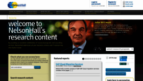 What Nelson-hall.com website looked like in 2021 (3 years ago)