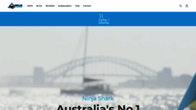 What Ninjashark.com.au website looked like in 2021 (3 years ago)