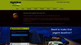 What Nightline.ie website looked like in 2021 (3 years ago)