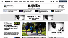 What Napavalleyregister.com website looked like in 2021 (3 years ago)