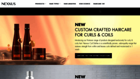 What Nexxus.com website looked like in 2021 (3 years ago)