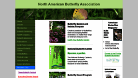 What Naba.org website looked like in 2021 (3 years ago)
