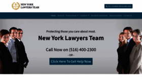 What Nylawyersteam.com website looked like in 2021 (3 years ago)