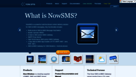 What Nowsms.com website looked like in 2021 (3 years ago)