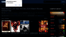 What Newmovies24h.com website looked like in 2021 (3 years ago)