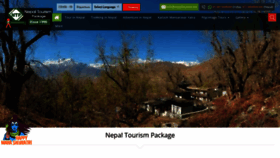 What Nepaltourism.net website looked like in 2021 (3 years ago)