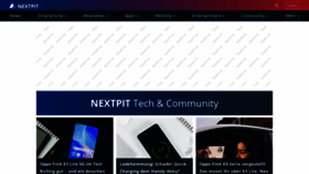 What Nextpit.de website looked like in 2021 (3 years ago)