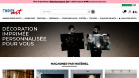 What Nikkel-art.fr website looked like in 2021 (3 years ago)