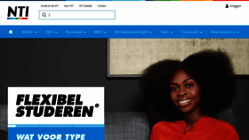 What Nti.nl website looked like in 2021 (3 years ago)