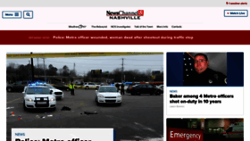 What Newschannel5.com website looked like in 2021 (3 years ago)