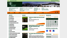 What Nature.cz website looked like in 2021 (3 years ago)