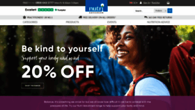 What Nutri-online1.co.uk website looked like in 2021 (3 years ago)