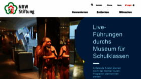 What Nrw-stiftung.de website looked like in 2021 (3 years ago)