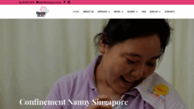 What Nannysos.com.sg website looked like in 2021 (3 years ago)