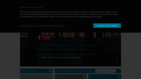 What Notaire.be website looked like in 2021 (4 years ago)
