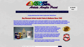 What Novacolorpaint.com website looked like in 2021 (3 years ago)