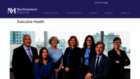 What Northwesternexecutivehealth.com website looked like in 2021 (3 years ago)