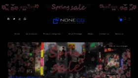 What Nonecg.com website looked like in 2021 (3 years ago)
