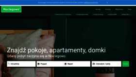What Noclegowo.pl website looked like in 2021 (4 years ago)