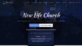 What Newlifedc.org website looked like in 2021 (3 years ago)