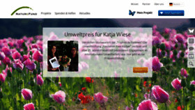 What Naturefund.de website looked like in 2021 (3 years ago)