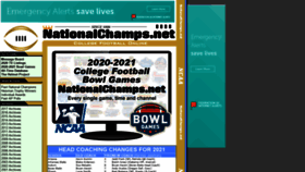 What Nationalchamps.net website looked like in 2021 (3 years ago)