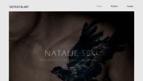 What Natalieseki.com website looked like in 2021 (3 years ago)
