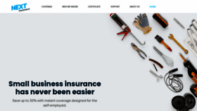What Nextinsurance.com website looked like in 2021 (3 years ago)