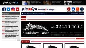 What Nekrologi.pless.pl website looked like in 2021 (4 years ago)