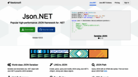 What Newtonsoft.com website looked like in 2021 (3 years ago)
