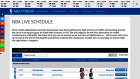 What Nbalivestream.org website looked like in 2021 (3 years ago)