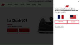 What Newbalance.fr website looked like in 2021 (3 years ago)