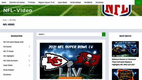 What Nfl-video.com website looked like in 2021 (3 years ago)