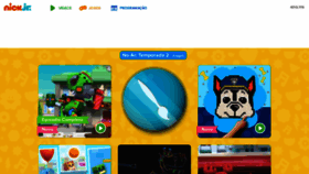 What Nickjr.com.br website looked like in 2021 (3 years ago)