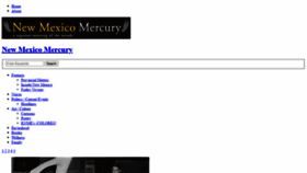 What Newmexicomercury.com website looked like in 2021 (3 years ago)