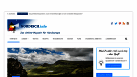 What Nordisch.info website looked like in 2021 (3 years ago)