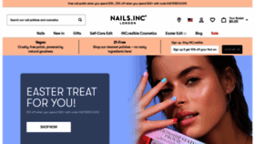 What Nailsinc.com website looked like in 2021 (3 years ago)