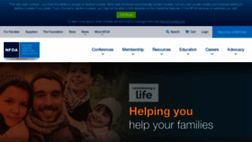 What Nfda.org website looked like in 2021 (3 years ago)