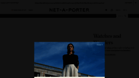 What Net-a-porter.com website looked like in 2021 (3 years ago)