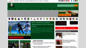 What Nigeriasoccernet.com website looked like in 2021 (3 years ago)