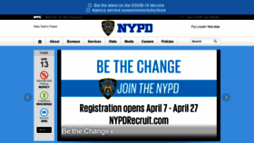 What Nypdnews.com website looked like in 2021 (3 years ago)