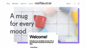 What Notneutral.com website looked like in 2021 (3 years ago)