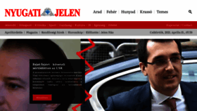 What Nyugatijelen.com website looked like in 2021 (3 years ago)