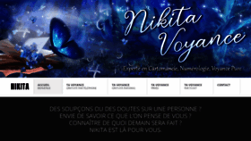 What Nikita-voyance.com website looked like in 2021 (3 years ago)