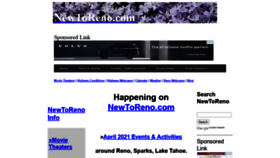 What Newtoreno.com website looked like in 2021 (3 years ago)