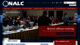What Nalc.org website looked like in 2021 (4 years ago)