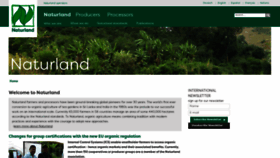 What Naturland.de website looked like in 2021 (3 years ago)