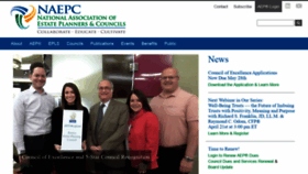 What Naepc.org website looked like in 2021 (4 years ago)